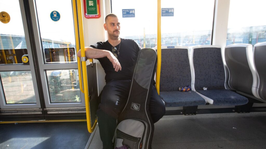 Julience in a Manchester Tram